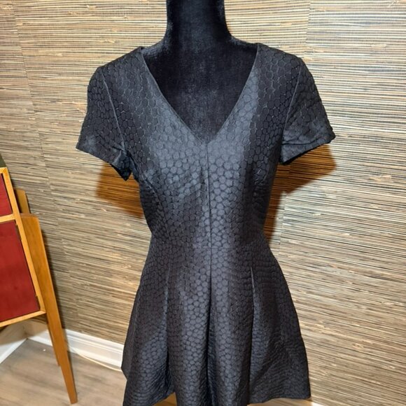 Black Imprint Dress - Picture 1 of 3